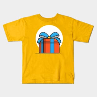 Gift Box With Ribbon Kids T-Shirt